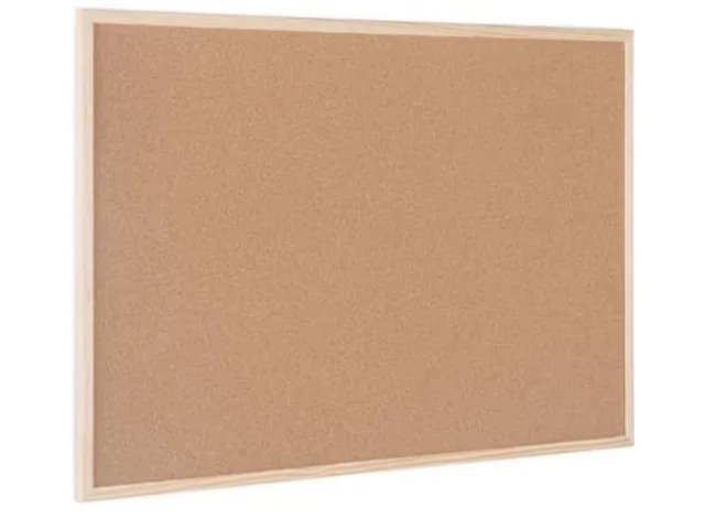 Kurkbord Met Houten Kader 60x90Cm
