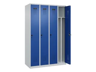 locker voor scheiding van kleding,HxBxD 1850x1200x500mm,4vak - 1