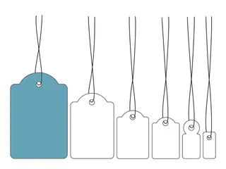 HERMA 6948 Hanglabel 32x50mm Wit karton met wit draad 1000 stuks - 5