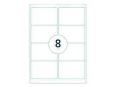 Etiket Rillstab 99.1x67.7mm Wit