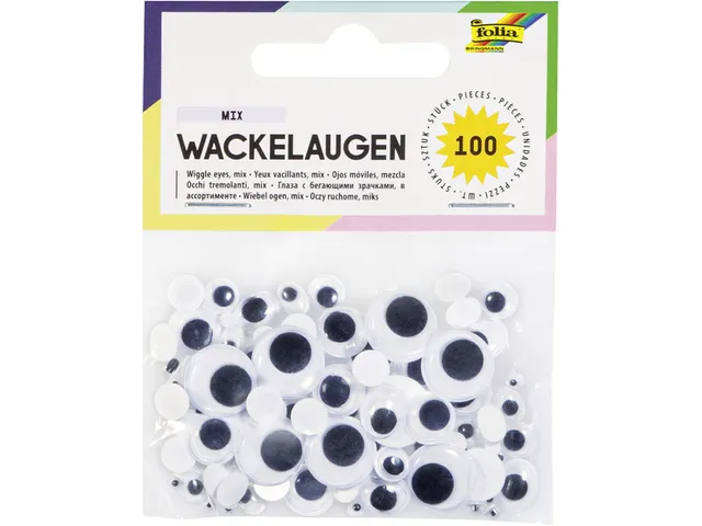 Wiebelogen Folia 100 stuks 6 formaten wit 100 stuks