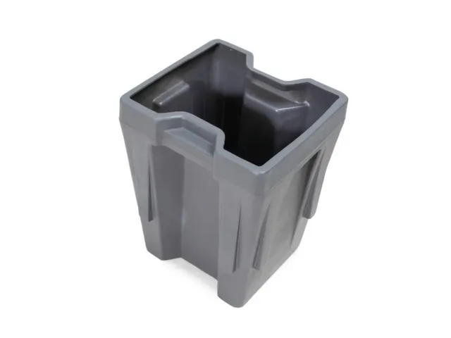 Bac de rangement,p. bac gerbable 300l,HxlxP 440x351x331mm,PE,gris