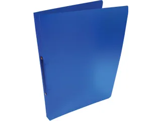 ringmap voor A4 PP 2 ringen 16 mm transparant blauw - 1