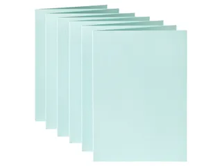 Correspondentiekaart Papicolor dubbel 105x148mm zeegroen pak à 6 st - 2