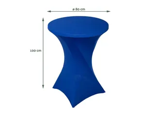 Tafelrok BRASQ voor statafel 80cm blauw - 3