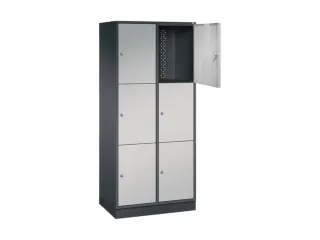 grootvolume-lockersysteem,HxBxD 1950x820x500mm,2x3vakken,cil.-slot - 1