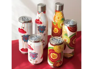 Thermosbeker Les Artistes Paris blik 280ml Chupa Fruit met Rietje - 7