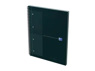 Spiraalblok Oxford International Notebook A4+ ruit 5x5mm Zwart - 3