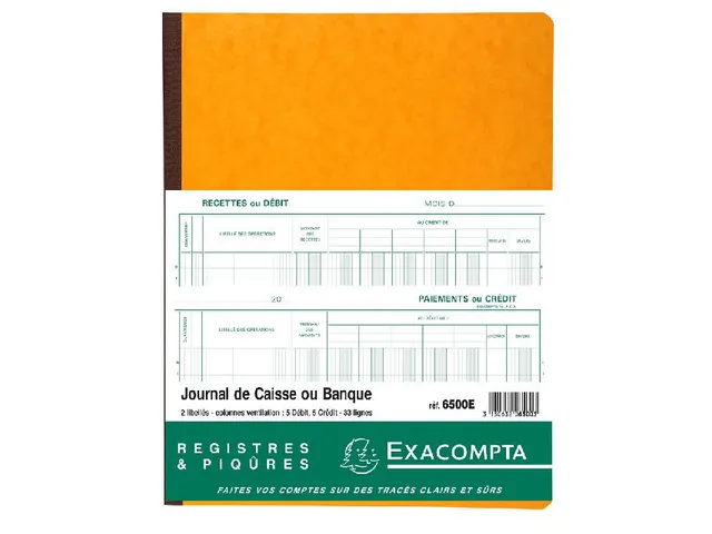 Boekhoudingsregister Kas- en/of bankboek