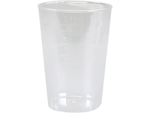 Kunststof Frisdrank glas PS 100ml pak à 400 Stuks