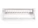 Modulair Patchpaneel 12-poorts Blanco 1U 254mm 10'' Rackmontage Grijs