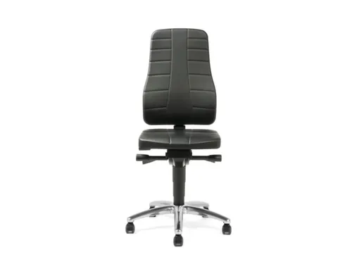 Werkstoel Ergoplus 40 Kunstleer Esd 450-600mmx460x410-470mm Wielen