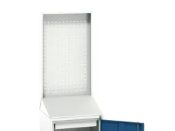 geperforeerde achterwand,v. lessenaarkast,HxBxD 870x525x75mm,staal