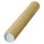 Verzendkoker 500x80mm rond bruin