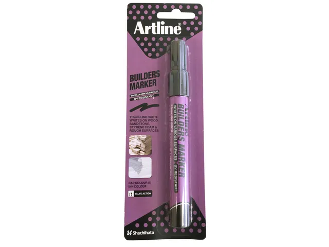 Viltstift Artline Professional builders zwart