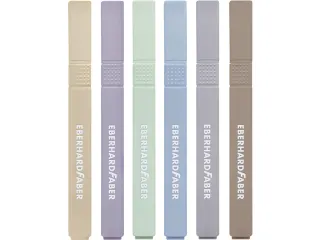 Markeerstift Eberhard Faber natural 6st. vierkant in etui - 3