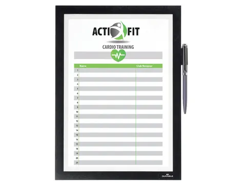 Duraframe Durable 499301 Note A4 Zelfklevend Zwart