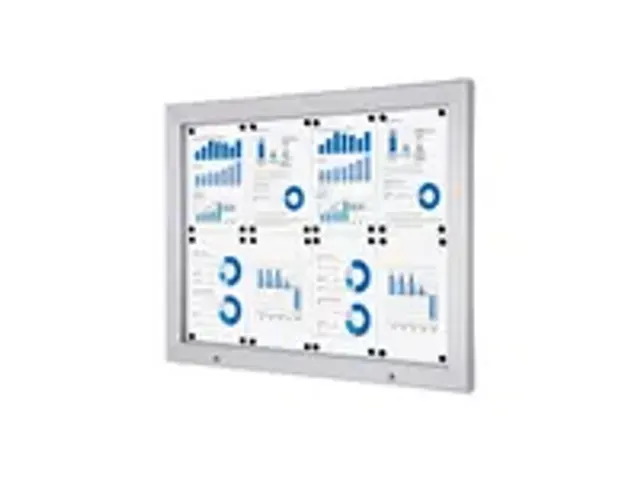 OUTLET Vitrine d'affichage verrouillable Alpha Indoor/Outdoor 8xA4 arg