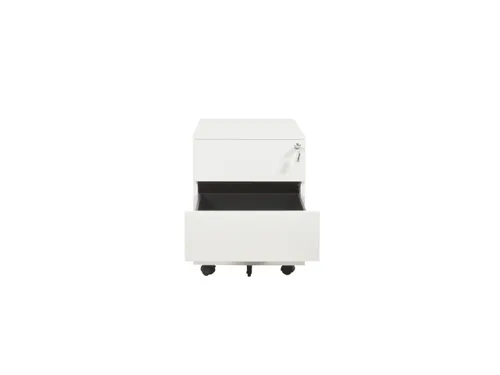 Claudius Basic N wit verrijdbaar ladeblok 3 lades 58cm diep