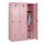 locker,HxBxD 1850x1200x500mm,3vak,vak B 400mm,draaigrendel