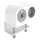Desktop stekkerdoos Power Phase 1x penaarde + USB A en C 25W Wit