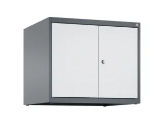 opzetkast,v. locker,2vak.,vak B 300mm,HxBxD 500x600x500mm,vleugeldeur - 1