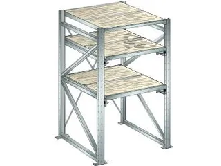 uittrekstelling voor zware lasten,HxBxD 2000x1290x1260mm,vaklast 800kg - 1