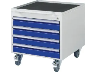 verrijdbaar ladeblok,v. werkbank,HxBxD 565x580x650mm,draagverm. 450kg - 2