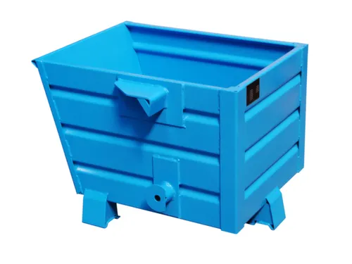 Kiepbak Hxbxd 600x600x800mm 0.30m³ 50kg Draagverm. 500kg Ral5012