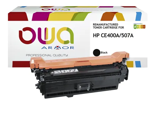 Tonercartridge OWA alternatief tbv HP CE400A zwart