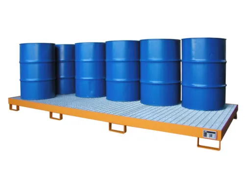 opvangbak,v. 10x200l vat,opvangvol. 280l,HxBxD 200x1300x3280mm