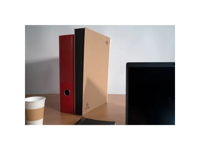 Trieur rigide 24 compartiments de A à Z Forever Kraft - A4 - Kraft br