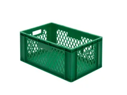 Euronorm-Stapelbak 51l H X L X B 270x600x400mm Groen