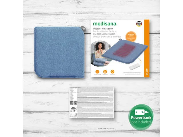 Medisana OL 650 Outdoor warmtekussen 40x40cm Blauw