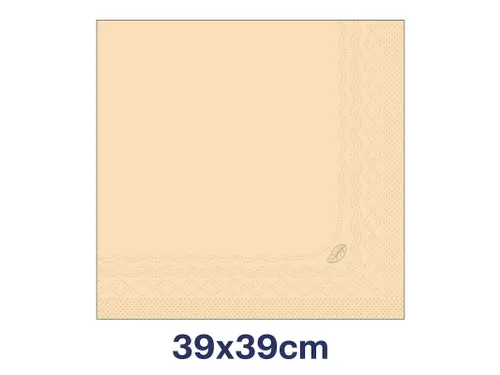 Tork 478747 Dinner Servet 2-Laags Zand 1/4 Vouw 39x39cm