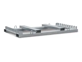 magazijn-/transporttraverse,v. afzethek,HxB 180x1150mm,v. 20hekken - 2