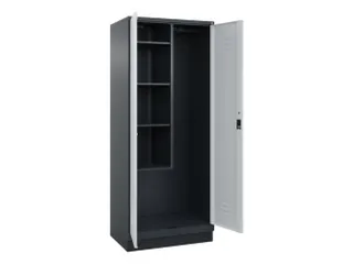 schoonmaakkast,HxBxD 1850x600x500mm,links 4vakken - 1