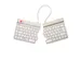 Split Break V2 ergonomisch toetsenbord Qwertz DE Wit draadloos
