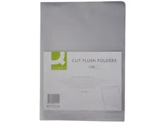 L-map A4 Transparant PP Gekorreld 0.09mm Pak 100 Stuks