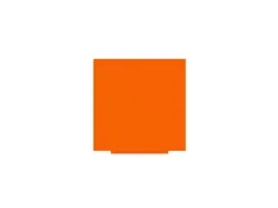 Whiteboard Rocada Skincolour 100x100cm oranje gelakt