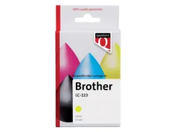 Inktcartridge Quantore alternatief tbv Brother LC-223 geel