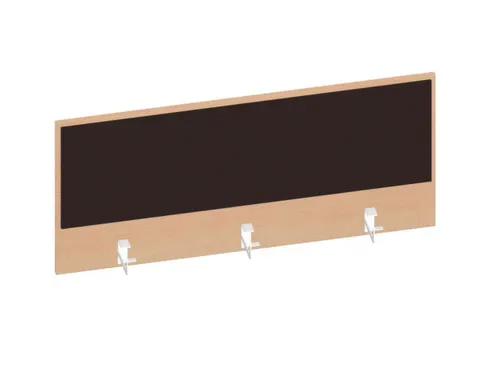 baliepaneel,v. bureau,aanbouw achter,B 1200mm,NE-esdoorn,BN2036-bruin