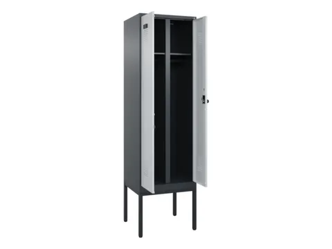 locker voor scheiding van kleding,HxBxD 2120x600x500mm,2vak