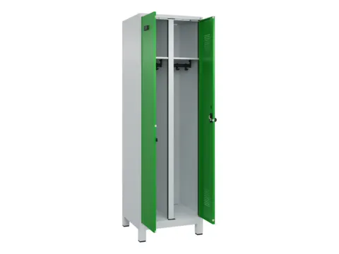 locker voor scheiding van kleding,HxBxD 1950x600x500mm,2vak