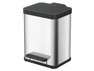 pedaalemmer,2x9l,HxBxD 430x320x330mm,binnenbak kunststof,romp RVS - 2