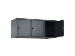 opzetkast,v. locker,3vak.,vak B 400mm,HxBxD 500x1200x500mm