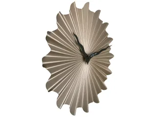 Metalen wandklok - 40cm - Stille klok - Bruin - Metaal - NeXtime "Sunn - 2