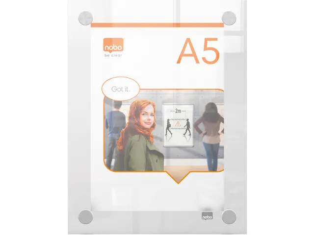 Premium Plus acryl informatiebord wandgemonteerd A5