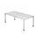 In hoogte verstelbaar bureau,HxBxD 680-760x2000x1000mm,blad wit