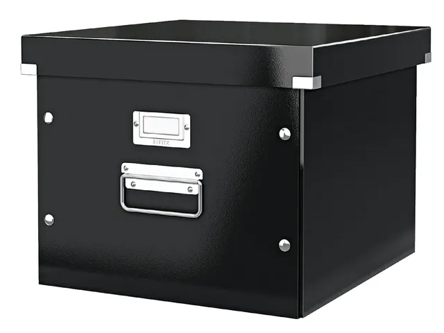 Hangmappenbox Click & Store 320x240x335mm Zwart A4 86% gerecycled kart